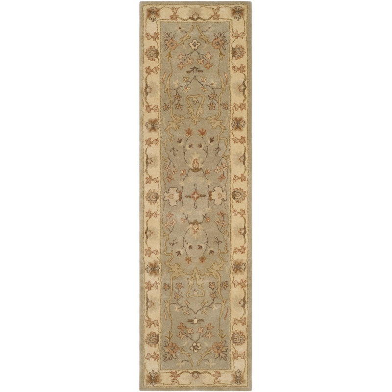 Otwell Hand Tufted Wool Oriental Rug, Runner 2'3" x 8'