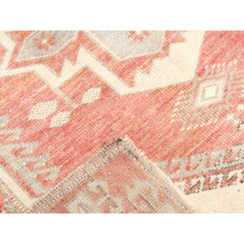 One-of-a-Kind Hand-Knotted 1960s Oushak Rug - 3'8" x 6'4"