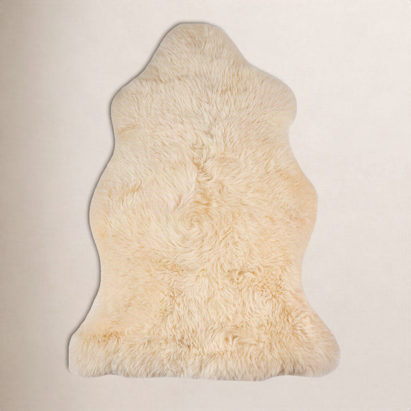 Izola Sheepskin Animal Print Indoor Rug, 2' x 3'