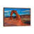Classic Brown Wood Floater Framed
