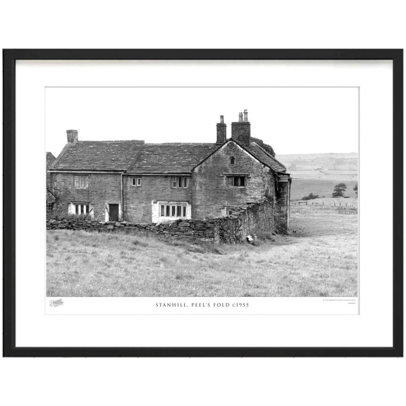 Stanhill, Peels Fold C1955 - Single Picture Frame Print, 60cm H x 80cm W x 2.3cm D