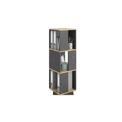 Fin Melamine Resin Coated Chipboard Cube Bookcase