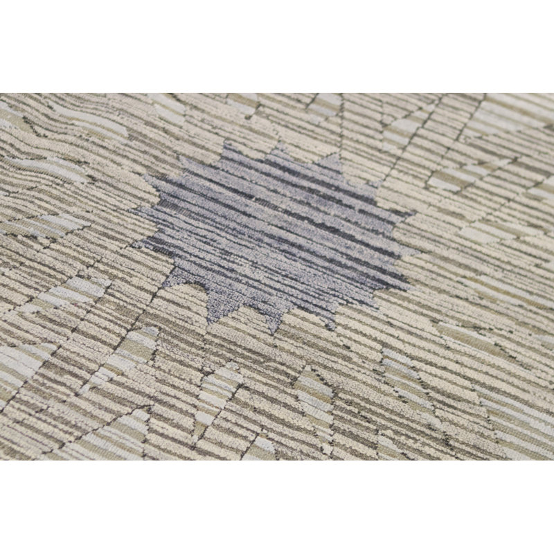 Canterbury Hand-Knotted High-Quality Gray Area Rug