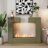 55.12"White Modern Simulated Flame Electric Fireplace Humidifier-118508730-118508728