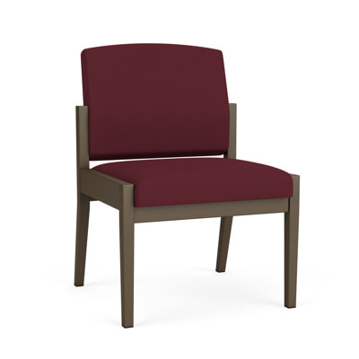 Chaise d'invité sans accoudoir en acier Amherst