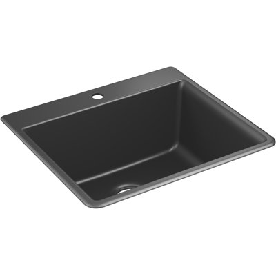 Kennon Neoroc 25" L x 22" W Undermount Kitchen Sink with Sink Grid