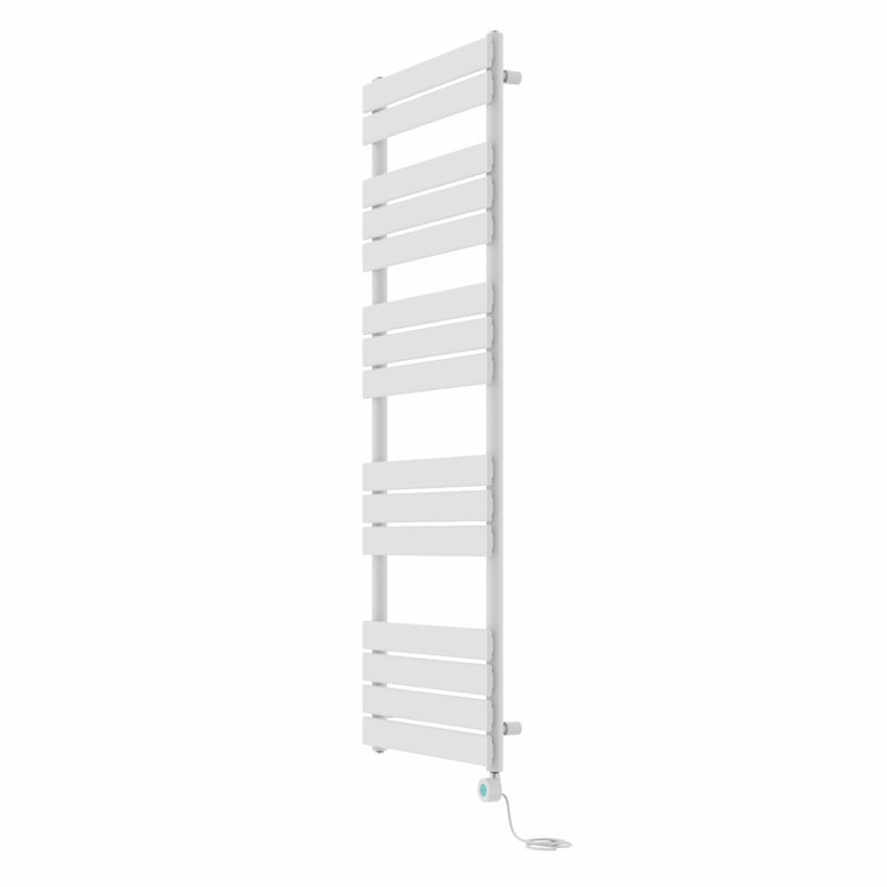 Flat Panel Towel Rail Heated Towel Rails, 160cm H x 60cm W x 6.2cm D, White
