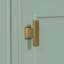 Meuble-lavabo de 24 pouces avec lavabo, armoire en bois massif et panneau de fibres à densité moyenne avec un tiroir rabattable, deux tiroirs standard et une tablette réglable, meuble-lavabo vert autoportant pour le rangement de la salle de bain-852623224