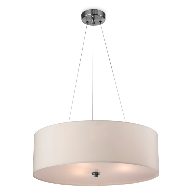 Coello 3 - Light Drum Pendant, Cream