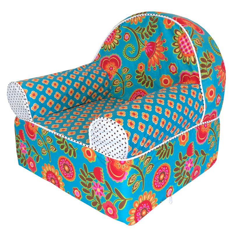 Fauteuil club en coton Royston, pour enfants