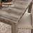 Duchamps 5 - Piece Farmhouse Dining Set with Sawn-Wood Rustic Texture