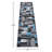 Modern Blue and Gray Geometric Style Color Blocked Indoor Area Rug-1491691159