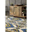 Tapis bleu en laine tissé à la main Acworth-426996970