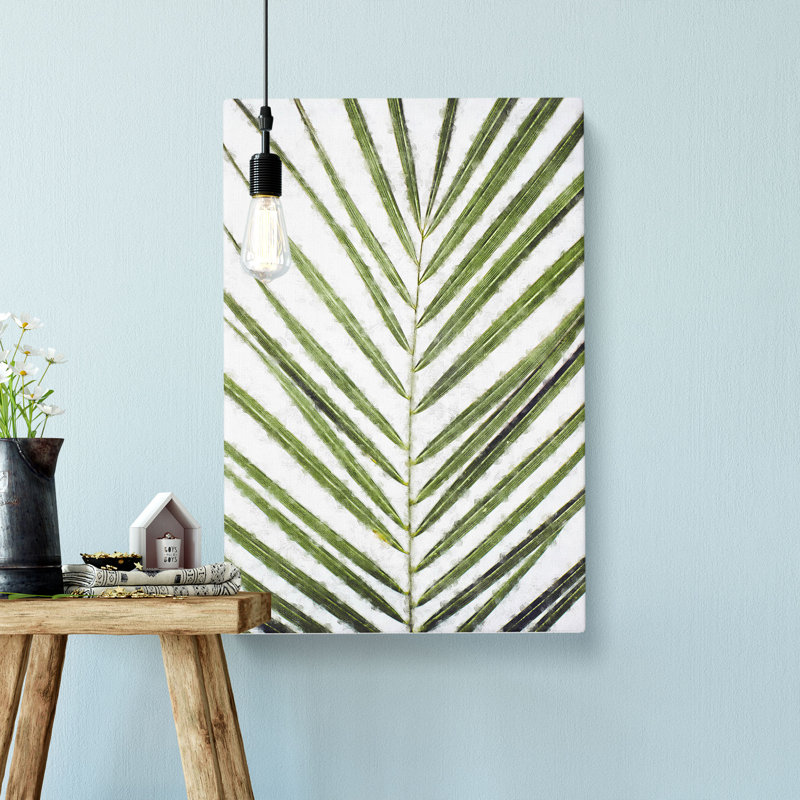 Plat Leaf - Wrapped Canvas, 45cm H x 30cm W x 4cm D