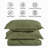 Microfiber Embossed Oversized Modern & Contemporary Bedspread Set With Shams-124114366-124114356