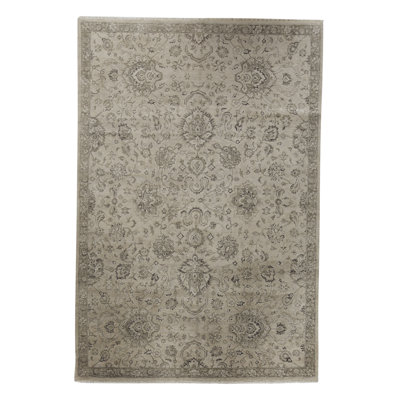 Hand Woven Silk and Wool Area Rug