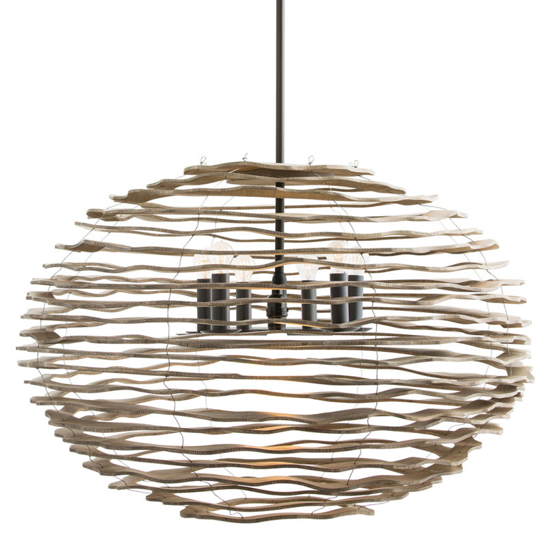 Rabari Chandelier, 24" H x 35" W x 35" D