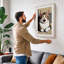 Grinning Tabby Boho - Wrapped Canvas-530241732-530241734