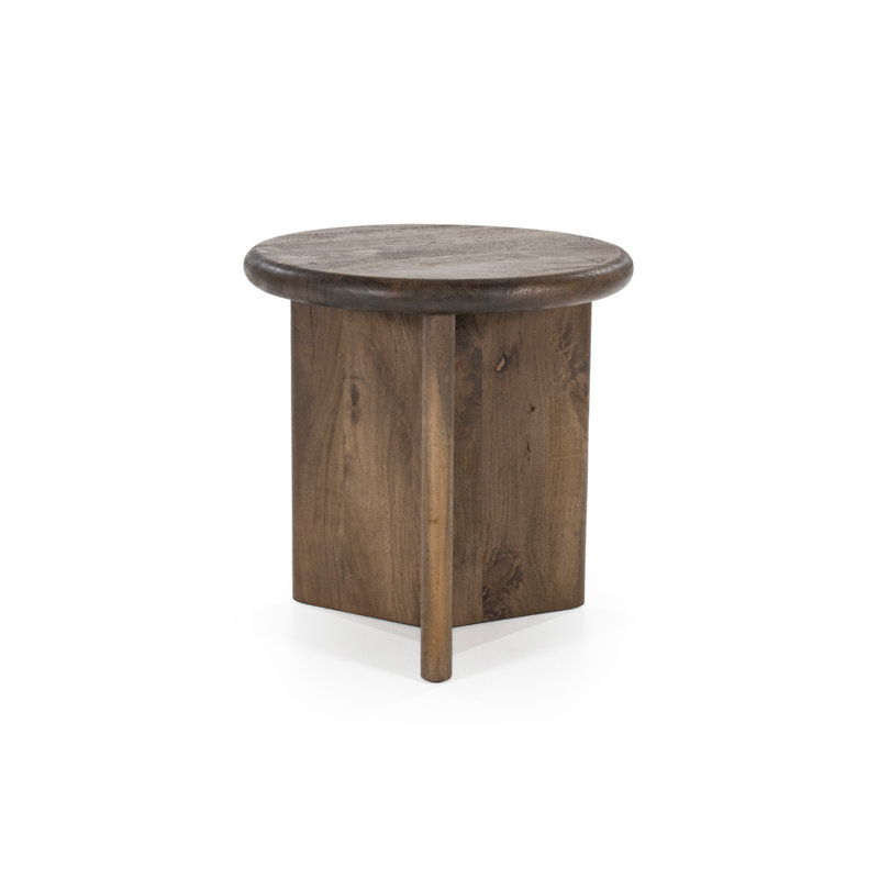 Solid Wood Coffee Table, 18" H x 18" L x 18" W , Brown