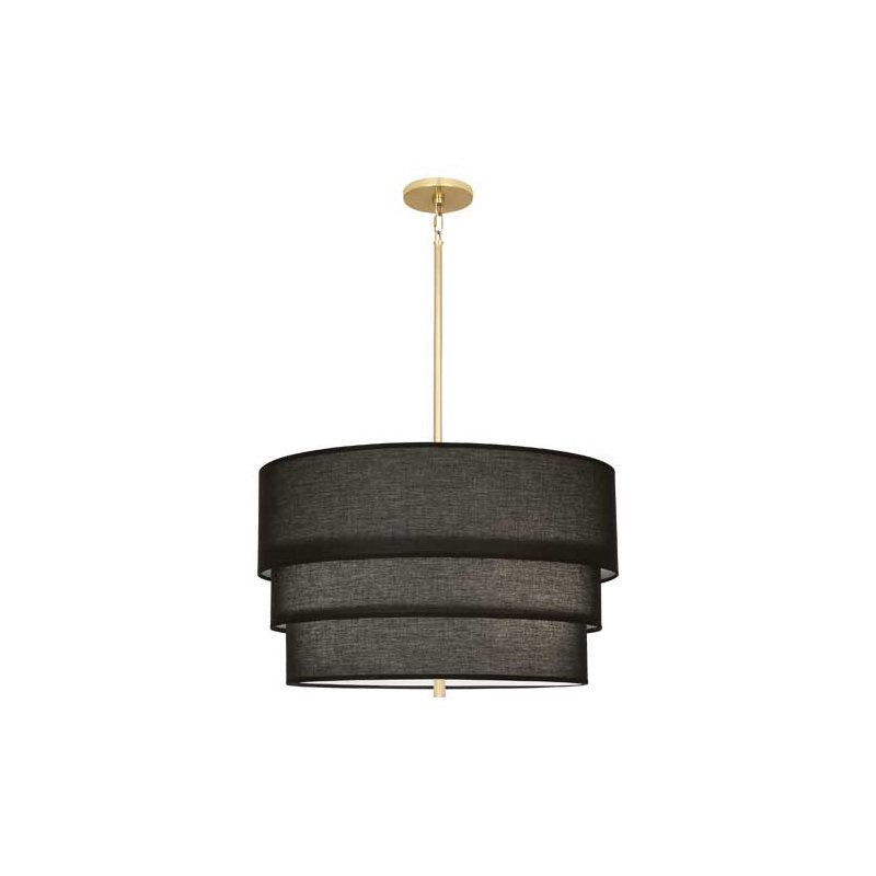Decker 3 - Light Chandelier, Modern Brass