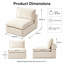 39.43'' Corduroy Sofa
