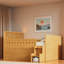 Wooden Bed With Led Light, 4 Drawers And Storage Staircase-53869214