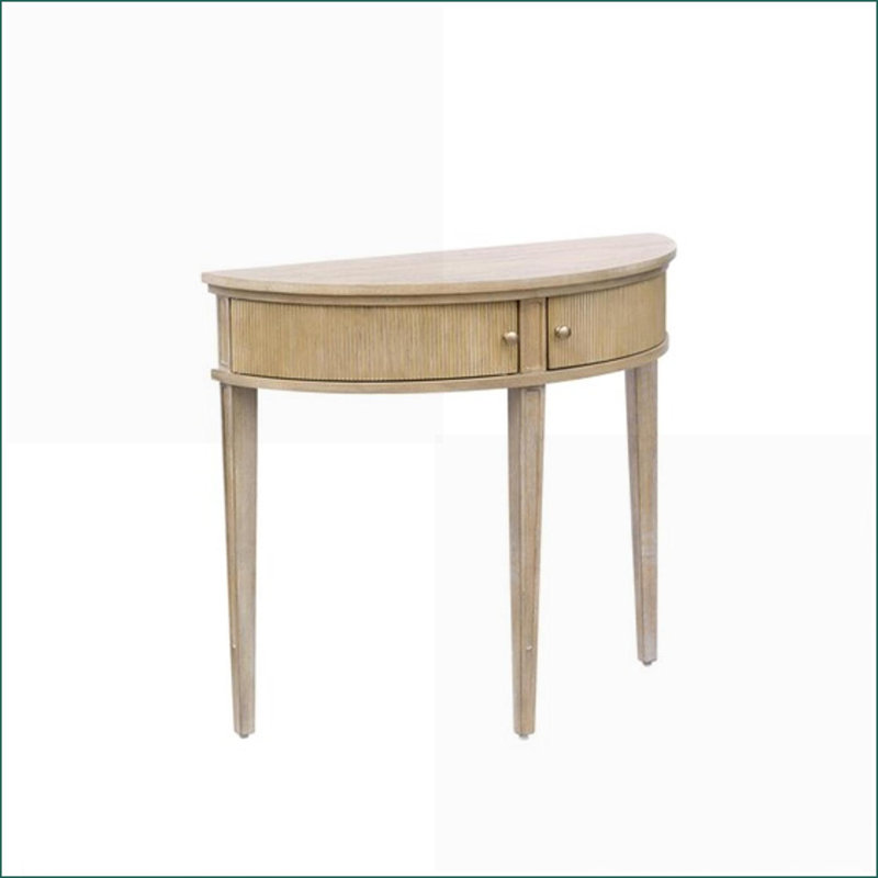 Table basse Vintage avec peu d'espace et plateau en placage de bois massif pour le vestibule et le salon