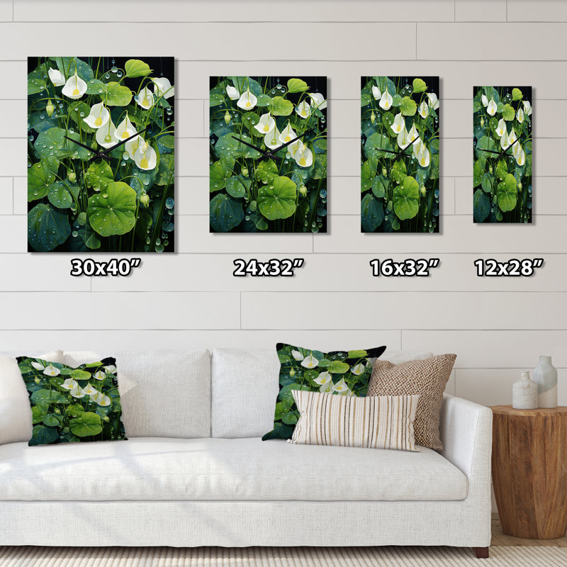 Ayelene - Plants Very Large Wall Clocks, Small