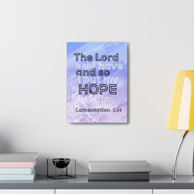 No Frame Print on Canvas