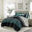 7-Pieces Luxury Quilted Embroidery Bedding Comforter Set-1093172871-1093172875