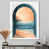 White Picture Framed