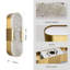 Ensemble de 2 appliques murales albâtre DEL brossé 13,8 po 12 W-1442054264-1442054265