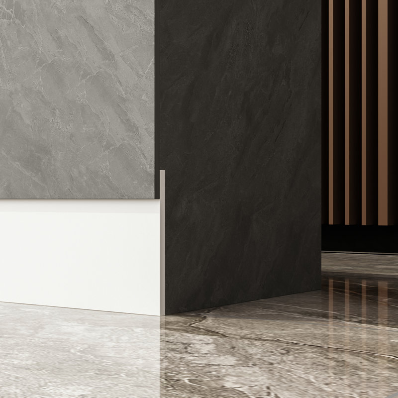 86.6'' W Rectangular Reception Desk With Open Shelves