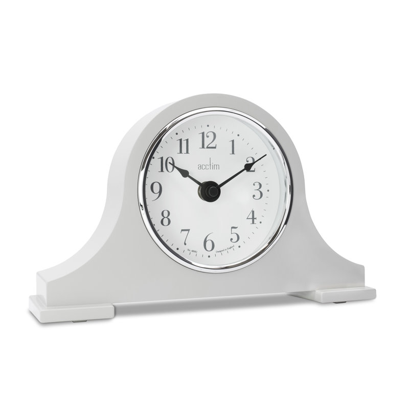 Acctim Harston Napoleon Mantel Clock Quartz Glass Lens Earl, Earl Grey