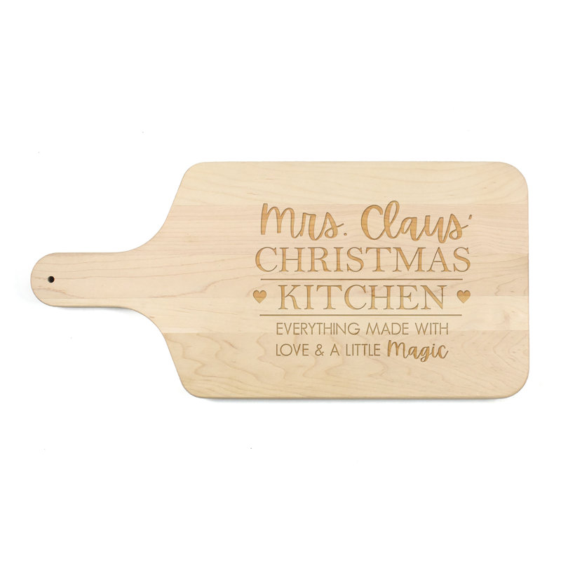 Mrs. Claus' Christmas Kitchen Cutting Board