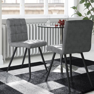 Leann Tufted Velvet Upholstered Back Side Chair