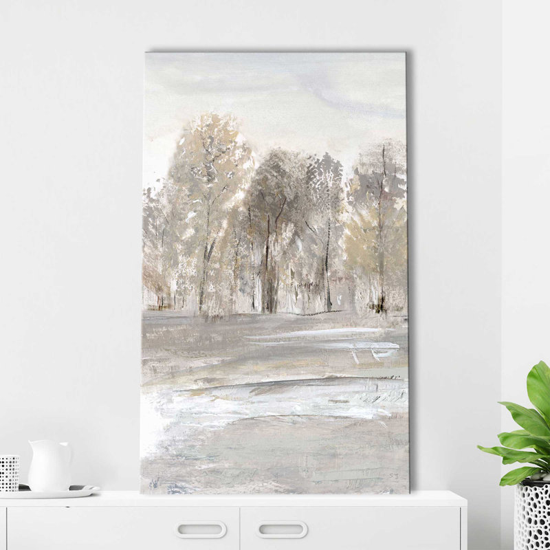 " Meadow's Edge II " Painting Print, 36" W x 60" H, Wrapped Canvas