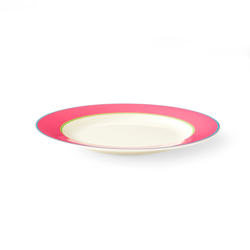 Kit Kemp, Calypso - Bone China Side Plates, Pink