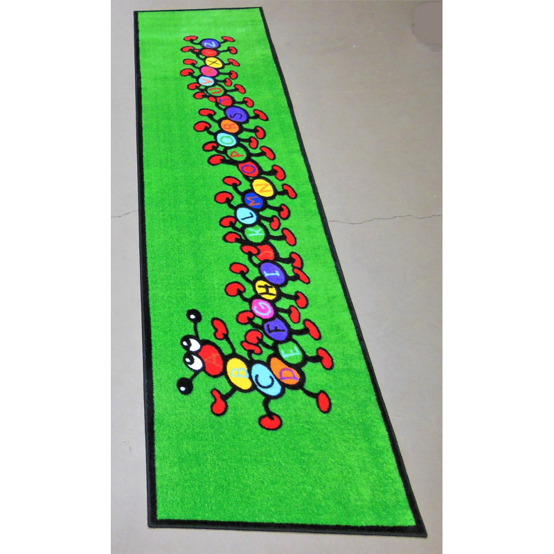 Tapis vert/rouge, Tapis de couloir 3 pi 3 po x 12 pi