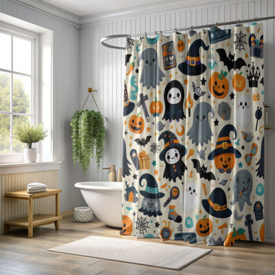 Fright Fest - 1 Piece Standard Shower Curtain