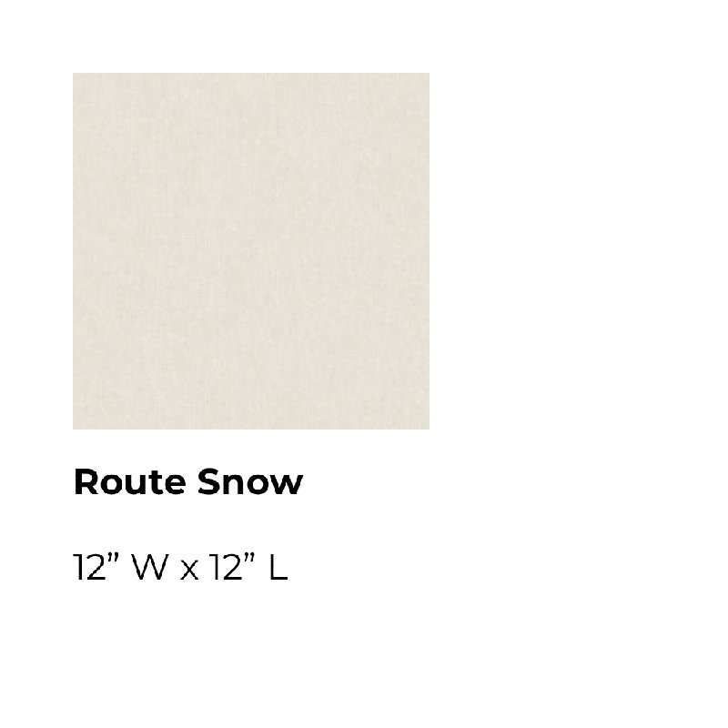 Mannington Parkway Colors 12" x 12" x 2mm Luxury Tile, Route Snow