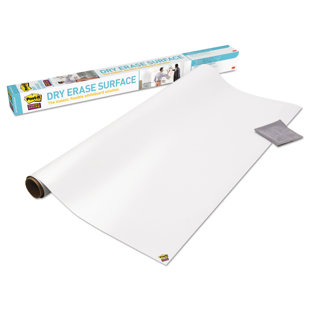 Dry Erase Surface with Adhesive Backing Wall Mounted Whiteboard