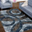 Tapis abstrait gris / ivoire Adonia-1947094769