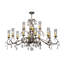 Lustre classique 14 lumières façon bougie/traditionnel Burntwood