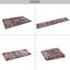 Tapis 5 x 8 pour chaque foyer - lavable, à poils courts, antidérapant, antidérapant, pliable, pour animaux de compagnie, doux, teinté (bourgogne, lavable, pliable, cuisine, salon, chambre à coucher, textile doux-2087732228