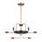 Sacci 9 - Light Sputnik Modern Linear Chandelier