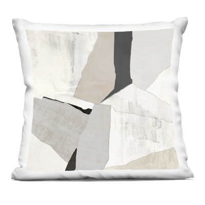 Coussin Rustic Neutral Fragments