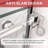 UKS04 56 to 60 in. x 76 in. H Frameless Single Sliding Shower Door with U-Chanel and 3/8 in. (10mm) Clear Glass in Brushed Nickel-125096521-125096524