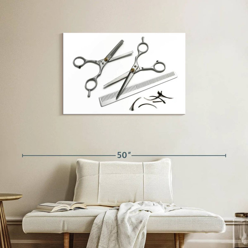 Ciseaux de coiffeur, H 24 po x l 36 po