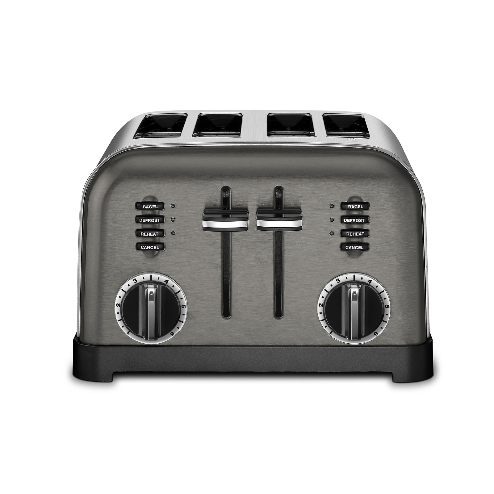 Cuisinart 4 Slice Toaster, Black/Stainless